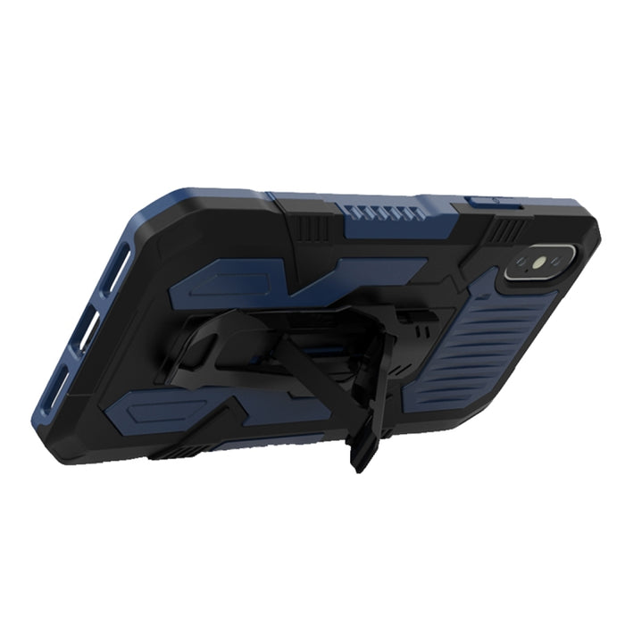 Machine Armor Warrior PC a prueba de golpes + funda protectora de TPU, For iPhone X / XS, For iPhone XR, For iPhone XS Max