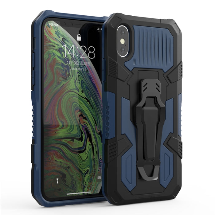 Machine Armor Warrior PC a prueba de golpes + funda protectora de TPU, For iPhone X / XS, For iPhone XR, For iPhone XS Max