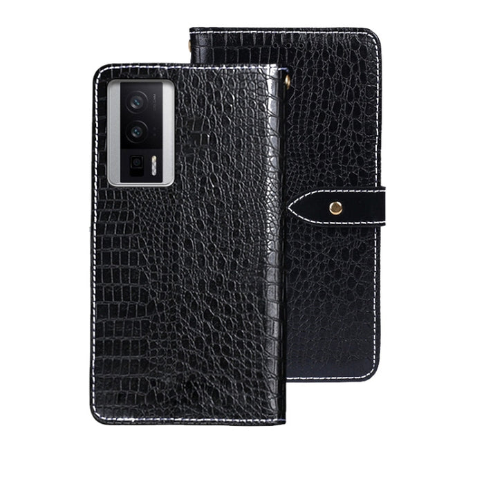 idewei Estuche para teléfono de cuero con textura de cocodrilo, For Xiaomi Redmi A3 4G, For Xiaomi Redmi Note 13 Pro 4G, For Xiaomi Redmi Note 13 4G Global, For Xiaomi Poco X6 Pro 5G, For Xiaomi Poco X6 5G, For Xiaomi Redmi Note 13 5G                  ...