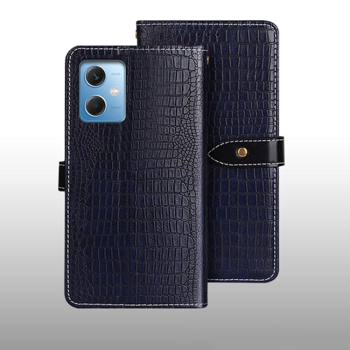 idewei Estuche para teléfono de cuero con textura de cocodrilo, For Xiaomi Redmi A3 4G, For Xiaomi Redmi Note 13 Pro 4G, For Xiaomi Redmi Note 13 4G Global, For Xiaomi Poco X6 Pro 5G, For Xiaomi Poco X6 5G, For Xiaomi Redmi Note 13 5G                  ...
