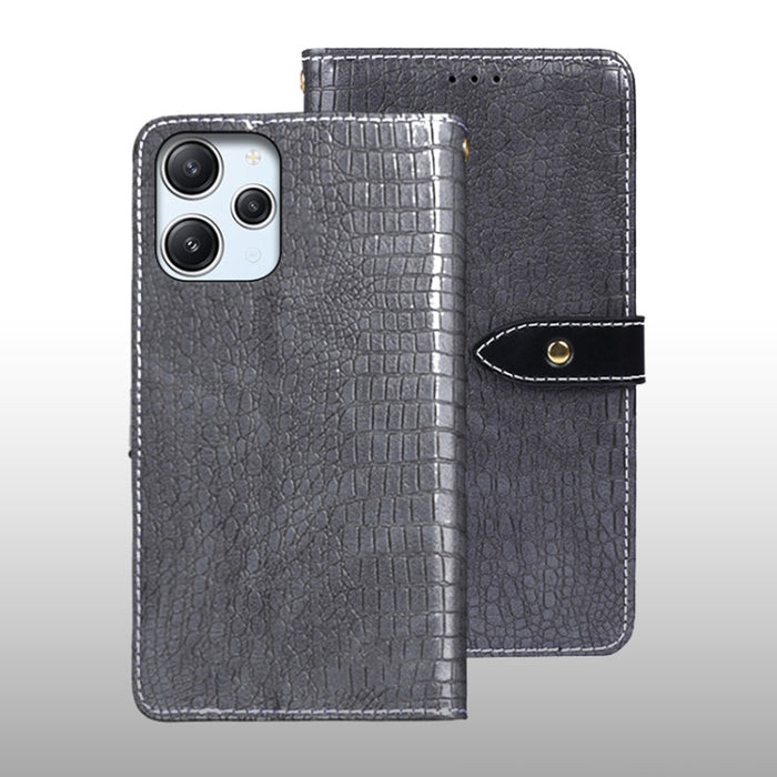 idewei Estuche para teléfono de cuero con textura de cocodrilo, For Xiaomi Redmi A3 4G, For Xiaomi Redmi Note 13 Pro 4G, For Xiaomi Redmi Note 13 4G Global, For Xiaomi Poco X6 Pro 5G, For Xiaomi Poco X6 5G, For Xiaomi Redmi Note 13 5G                  ...