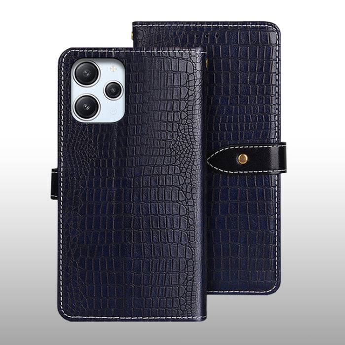 idewei Estuche para teléfono de cuero con textura de cocodrilo, For Xiaomi Redmi A3 4G, For Xiaomi Redmi Note 13 Pro 4G, For Xiaomi Redmi Note 13 4G Global, For Xiaomi Poco X6 Pro 5G, For Xiaomi Poco X6 5G, For Xiaomi Redmi Note 13 5G                  ...