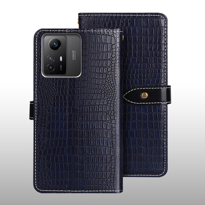 idewei Estuche para teléfono de cuero con textura de cocodrilo, For Xiaomi Redmi A3 4G, For Xiaomi Redmi Note 13 Pro 4G, For Xiaomi Redmi Note 13 4G Global, For Xiaomi Poco X6 Pro 5G, For Xiaomi Poco X6 5G, For Xiaomi Redmi Note 13 5G                  ...