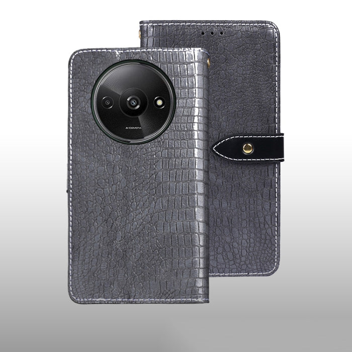 idewei Estuche para teléfono de cuero con textura de cocodrilo, For Xiaomi Redmi A3 4G, For Xiaomi Redmi Note 13 Pro 4G, For Xiaomi Redmi Note 13 4G Global, For Xiaomi Poco X6 Pro 5G, For Xiaomi Poco X6 5G, For Xiaomi Redmi Note 13 5G                  ...