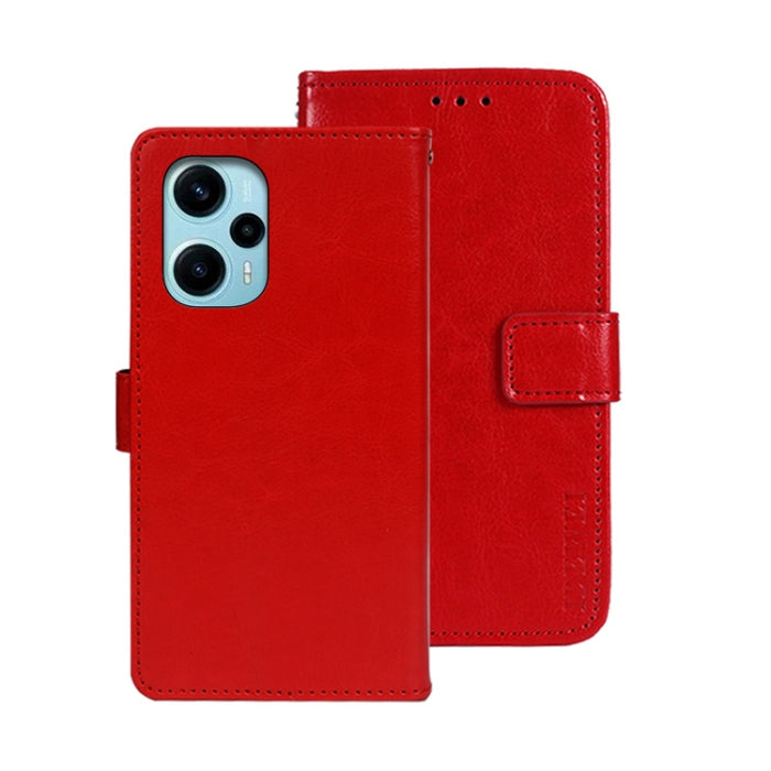 idewei Crazy Horse Textura Funda de piel para teléfono con soporte, For Xiaomi Redmi A3 4G, For Xiaomi Redmi Note 13 Pro 4G, For Xiaomi Redmi Note 13 4G Global, For Xiaomi Poco X6 Pro 5G, For Xiaomi Poco X6 5G, For Xiaomi Redmi Note 13 5G              ...
