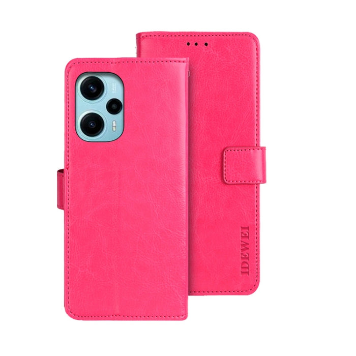 idewei Crazy Horse Textura Funda de piel para teléfono con soporte, For Xiaomi Redmi A3 4G, For Xiaomi Redmi Note 13 Pro 4G, For Xiaomi Redmi Note 13 4G Global, For Xiaomi Poco X6 Pro 5G, For Xiaomi Poco X6 5G, For Xiaomi Redmi Note 13 5G              ...