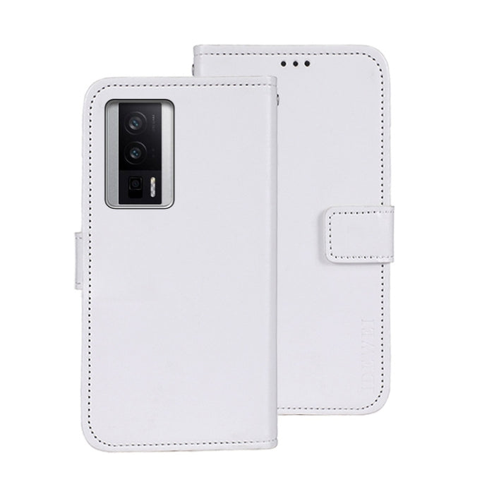 idewei Crazy Horse Textura Funda de piel para teléfono con soporte, For Xiaomi Poco F5 Pro 5G, For Xiaomi Redmi Note 12S, For Xiaomi Redmi Note 12 4G Global
