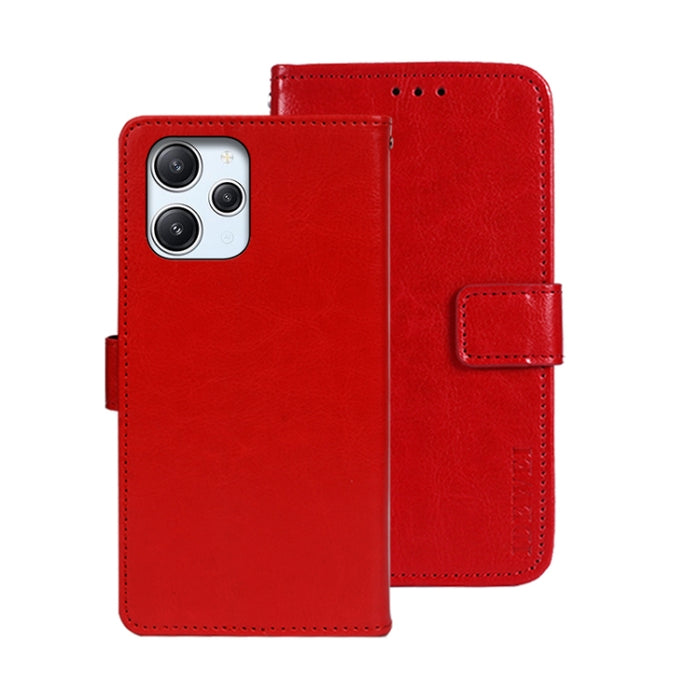 idewei Crazy Horse Textura Funda de piel para teléfono con soporte, For Xiaomi Redmi A3 4G, For Xiaomi Redmi Note 13 Pro 4G, For Xiaomi Redmi Note 13 4G Global, For Xiaomi Poco X6 Pro 5G, For Xiaomi Poco X6 5G, For Xiaomi Redmi Note 13 5G              ...
