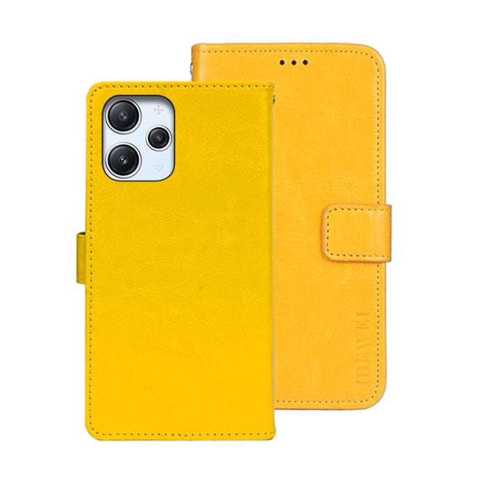 idewei Crazy Horse Textura Funda de piel para teléfono con soporte, For Xiaomi Redmi A3 4G, For Xiaomi Redmi Note 13 Pro 4G, For Xiaomi Redmi Note 13 4G Global, For Xiaomi Poco X6 Pro 5G, For Xiaomi Poco X6 5G, For Xiaomi Redmi Note 13 5G              ...