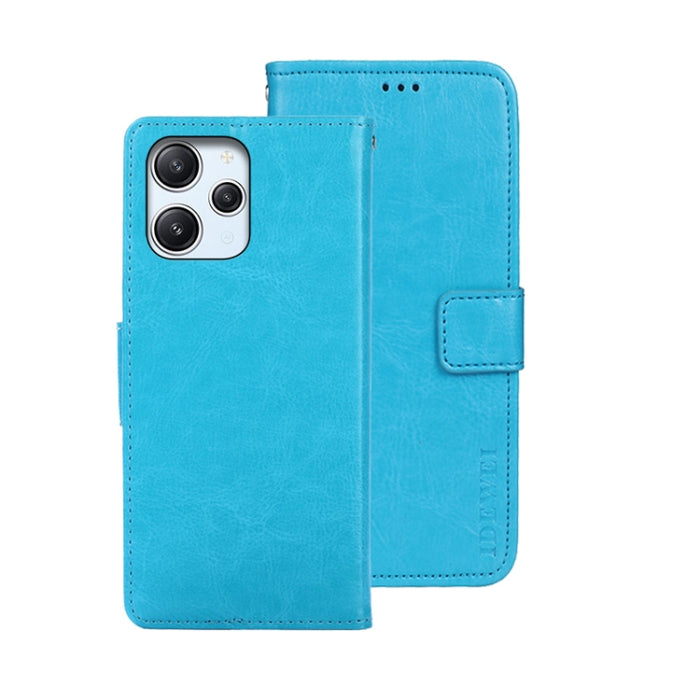idewei Crazy Horse Textura Funda de piel para teléfono con soporte, For Xiaomi Redmi A3 4G, For Xiaomi Redmi Note 13 Pro 4G, For Xiaomi Redmi Note 13 4G Global, For Xiaomi Poco X6 Pro 5G, For Xiaomi Poco X6 5G, For Xiaomi Redmi Note 13 5G              ...