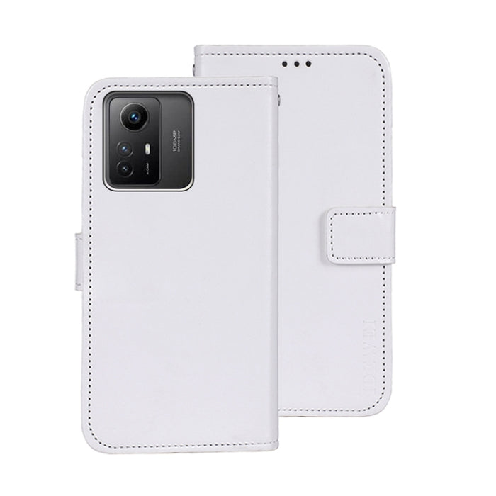 idewei Crazy Horse Textura Funda de piel para teléfono con soporte, For Xiaomi Poco F5 Pro 5G, For Xiaomi Redmi Note 12S, For Xiaomi Redmi Note 12 4G Global