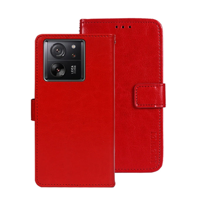 idewei Crazy Horse Textura Funda de piel para teléfono con soporte, For Xiaomi Redmi A3 4G, For Xiaomi Redmi Note 13 Pro 4G, For Xiaomi Redmi Note 13 4G Global, For Xiaomi Poco X6 Pro 5G, For Xiaomi Poco X6 5G, For Xiaomi Redmi Note 13 5G              ...