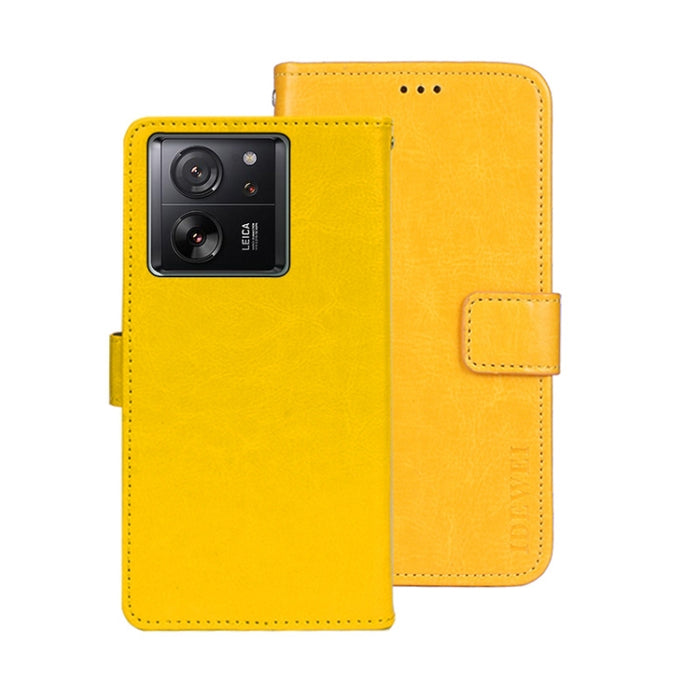 idewei Crazy Horse Textura Funda de piel para teléfono con soporte, For Xiaomi Redmi A3 4G, For Xiaomi Redmi Note 13 Pro 4G, For Xiaomi Redmi Note 13 4G Global, For Xiaomi Poco X6 Pro 5G, For Xiaomi Poco X6 5G, For Xiaomi Redmi Note 13 5G              ...