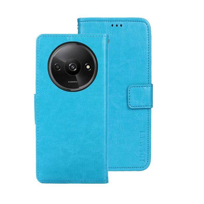 idewei Crazy Horse Textura Funda de piel para teléfono con soporte, For Xiaomi Redmi A3 4G, For Xiaomi Redmi Note 13 Pro 4G, For Xiaomi Redmi Note 13 4G Global, For Xiaomi Poco X6 Pro 5G, For Xiaomi Poco X6 5G, For Xiaomi Redmi Note 13 5G              ...