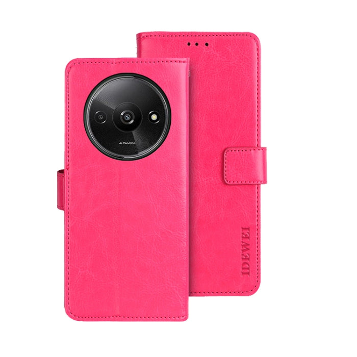 idewei Crazy Horse Textura Funda de piel para teléfono con soporte, For Xiaomi Redmi A3 4G, For Xiaomi Redmi Note 13 Pro 4G, For Xiaomi Redmi Note 13 4G Global, For Xiaomi Poco X6 Pro 5G, For Xiaomi Poco X6 5G, For Xiaomi Redmi Note 13 5G              ...