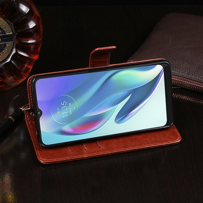 idewei Crazy Horse Textura Funda de piel para teléfono con soporte, For Xiaomi Redmi A3 4G, For Xiaomi Redmi Note 13 Pro 4G, For Xiaomi Redmi Note 13 4G Global, For Xiaomi Poco X6 Pro 5G, For Xiaomi Poco X6 5G, For Xiaomi Redmi Note 13 5G              ...