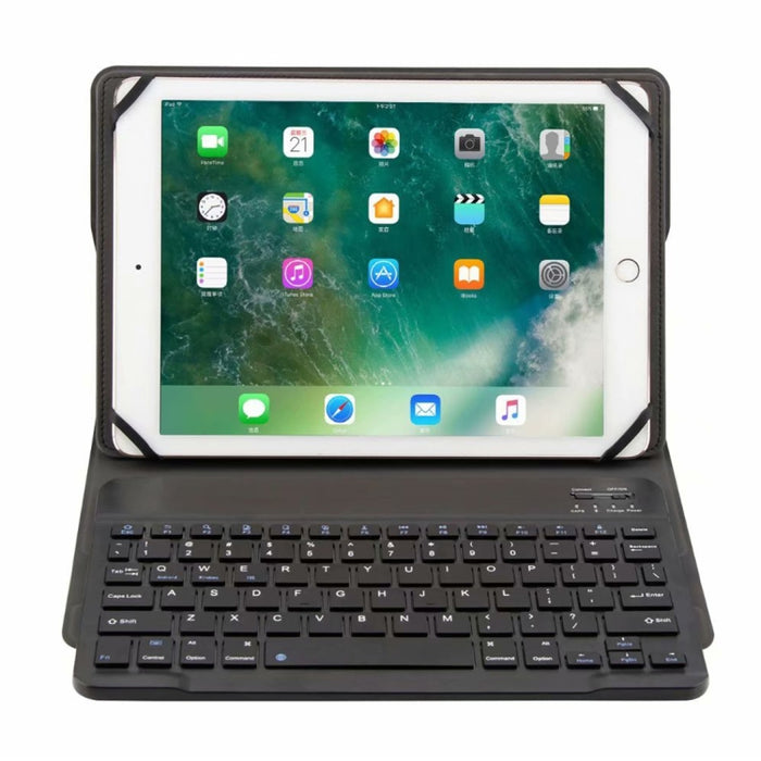 TH10-C para sistema Android y Apple y Windows 9,7-10 pulgadas funda protectora de teclado Bluetooth desmontable Universal con soporte