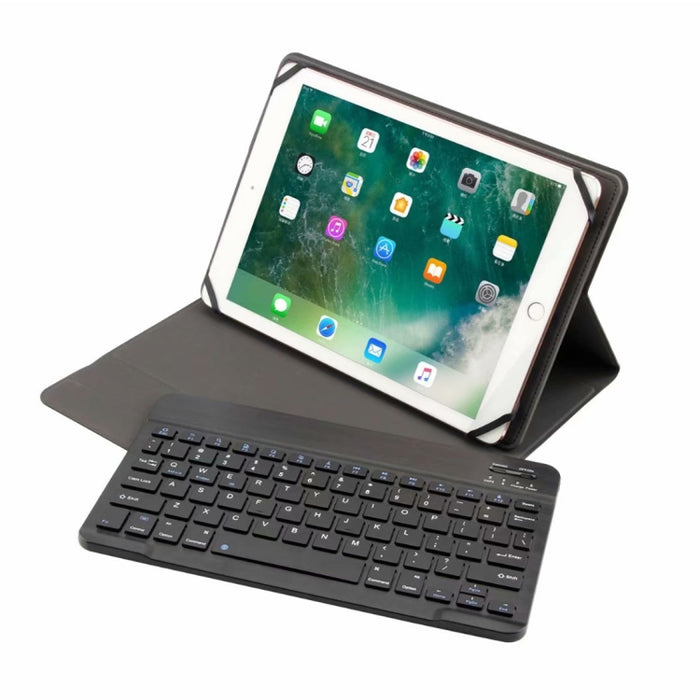 TH10-C para sistema Android y Apple y Windows 9,7-10 pulgadas funda protectora de teclado Bluetooth desmontable Universal con soporte