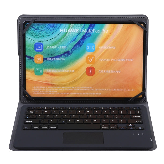 TH10-D para sistema Android y Apple y Windows 9-10 pulgadas funda protectora de teclado Bluetooth táctil desmontable Universal con soporte