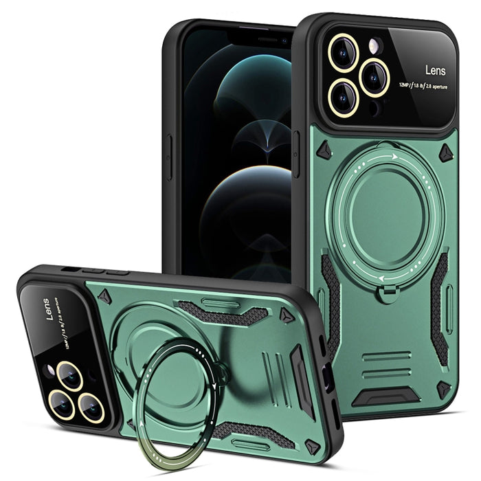 Estuche para teléfono con soporte MagSafe para ventana grande, For iPhone 12 Pro Max, For iPhone 12 Pro, For iPhone 11 Pro Max, For iPhone 11, For iPhone 11 Pro