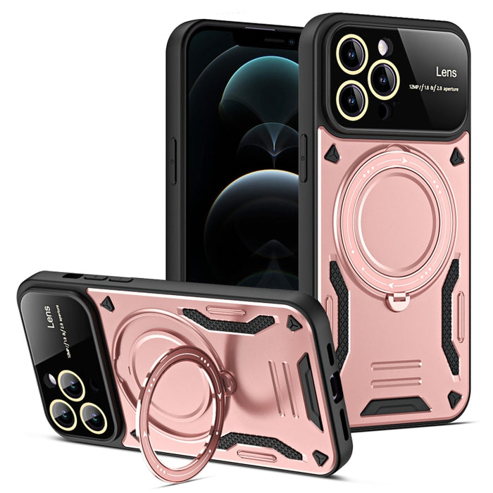 Estuche para teléfono con soporte MagSafe para ventana grande, For iPhone 12 Pro Max, For iPhone 12 Pro, For iPhone 11 Pro Max, For iPhone 11, For iPhone 11 Pro