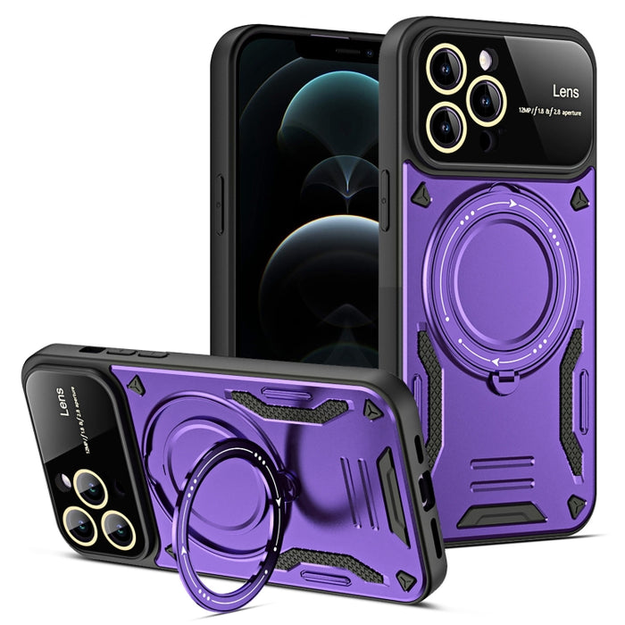 Estuche para teléfono con soporte MagSafe para ventana grande, For iPhone 12 Pro Max, For iPhone 12 Pro, For iPhone 11 Pro Max, For iPhone 11, For iPhone 11 Pro