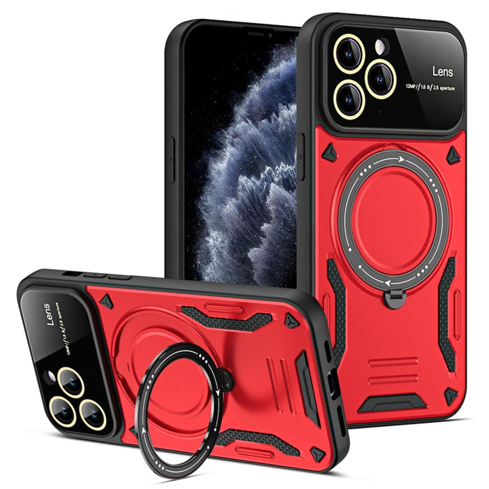 Estuche para teléfono con soporte MagSafe para ventana grande, For iPhone 12 Pro Max, For iPhone 12 Pro, For iPhone 11 Pro Max, For iPhone 11, For iPhone 11 Pro