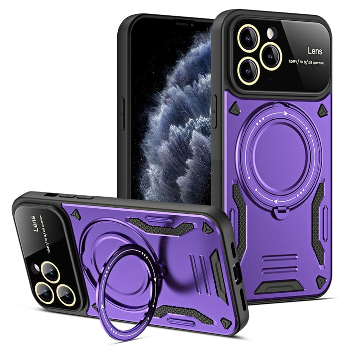Estuche para teléfono con soporte MagSafe para ventana grande, For iPhone 12 Pro Max, For iPhone 12 Pro, For iPhone 11 Pro Max, For iPhone 11, For iPhone 11 Pro