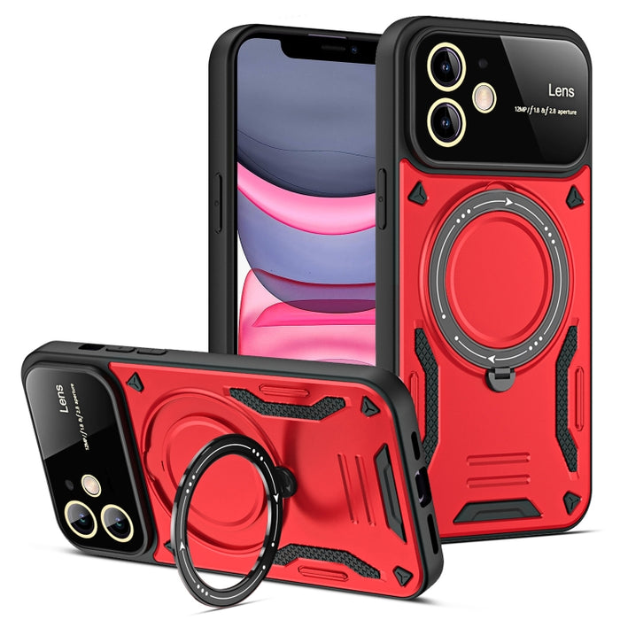 Estuche para teléfono con soporte MagSafe para ventana grande, For iPhone 12 Pro Max, For iPhone 12 Pro, For iPhone 11 Pro Max, For iPhone 11, For iPhone 11 Pro