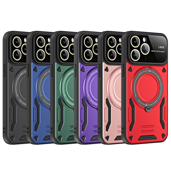 Estuche para teléfono con soporte MagSafe para ventana grande, For iPhone 12 Pro Max, For iPhone 12 Pro, For iPhone 11 Pro Max, For iPhone 11, For iPhone 11 Pro