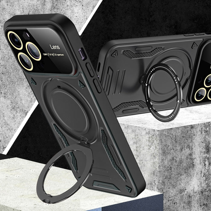 Estuche para teléfono con soporte MagSafe para ventana grande, For iPhone 12 Pro Max, For iPhone 12 Pro, For iPhone 11 Pro Max, For iPhone 11, For iPhone 11 Pro