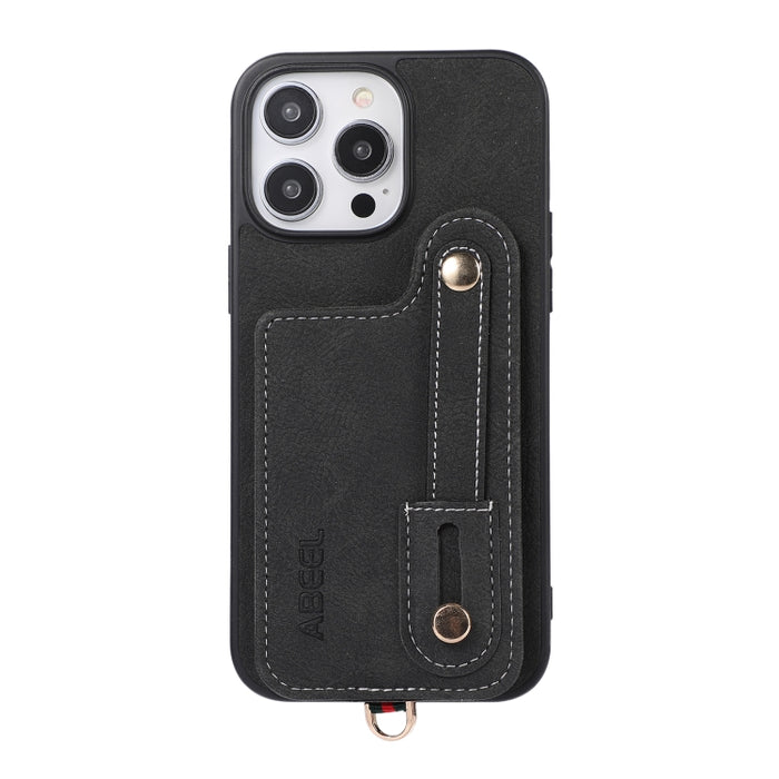 ABEEL Litchi Texture Card Bag PU Funda para teléfono, For iPhone 15 Pro Max, For iPhone 15 Pro, For iPhone 15 Plus, For iPhone 15, For iPhone 14 Plus, For iPhone 14, For iPhone 14 Pro, For iPhone 14 Pro Max