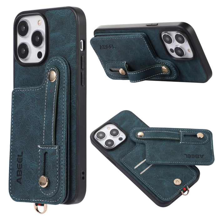 ABEEL Litchi Texture Card Bag PU Funda para teléfono, For iPhone 15 Pro Max, For iPhone 15 Pro, For iPhone 15 Plus, For iPhone 15, For iPhone 14 Plus, For iPhone 14, For iPhone 14 Pro, For iPhone 14 Pro Max