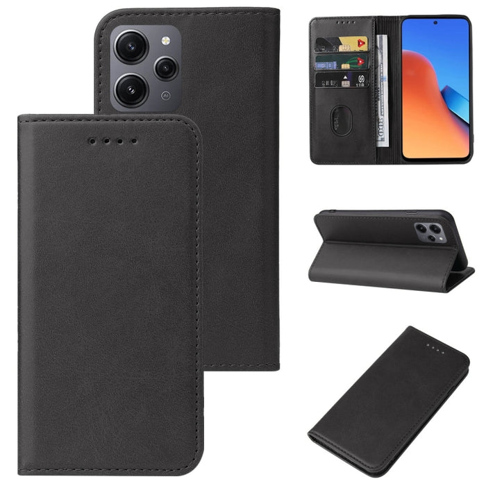 Caja de teléfono de cuero con cierre magnético, For Xiaomi Redmi Turbo 3, For Xiaomi Civi 4 Pro, For Redmi K70 Pro Lamborghini, For Xiaomi Poco M6 Pro 4G, For Xiaomi Redmi Note 13 Pro 4G, For Xiaomi Redmi A3, For Xiaomi Redmi Note 13 4G                ...