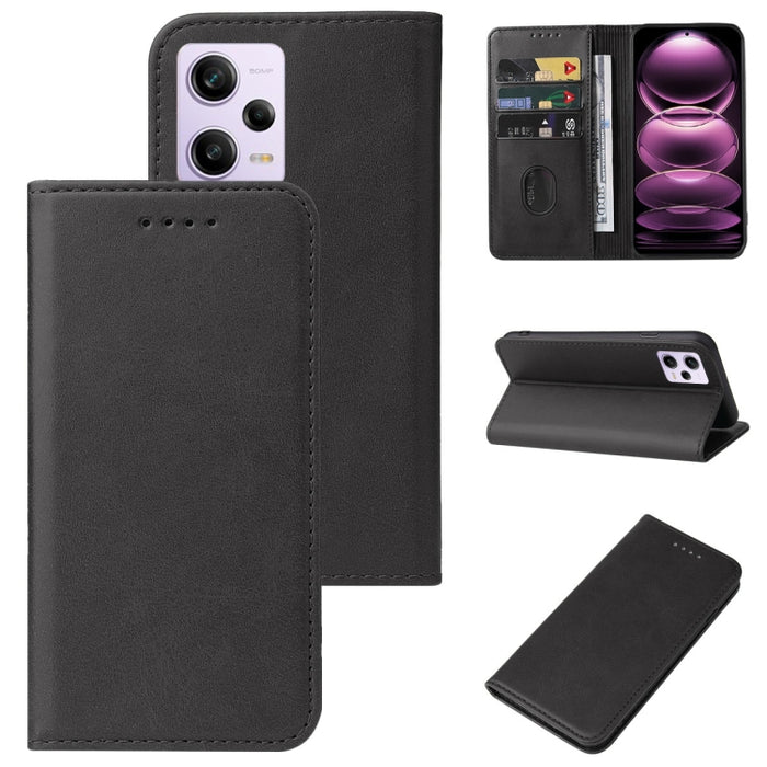 Caja de teléfono de cuero con cierre magnético, For Xiaomi Redmi Turbo 3, For Xiaomi Civi 4 Pro, For Redmi K70 Pro Lamborghini, For Xiaomi Poco M6 Pro 4G, For Xiaomi Redmi Note 13 Pro 4G, For Xiaomi Redmi A3, For Xiaomi Redmi Note 13 4G                ...