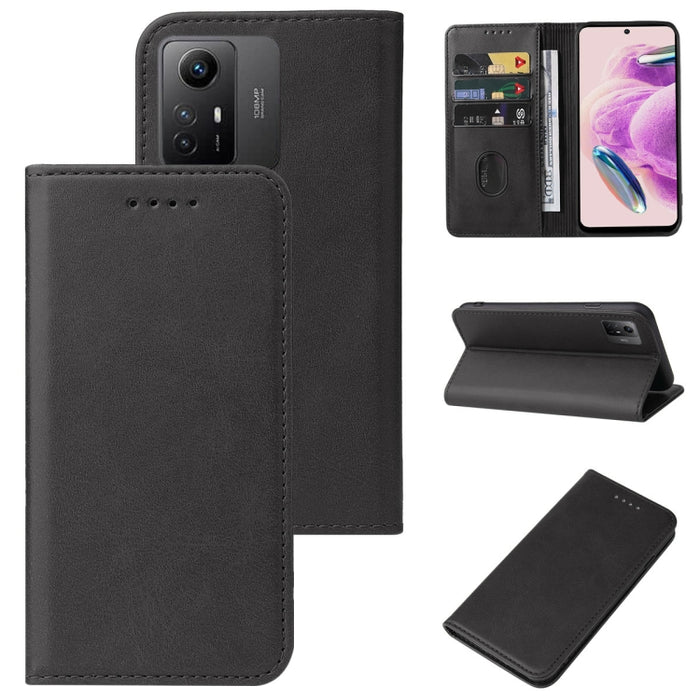 Caja de teléfono de cuero con cierre magnético, For Xiaomi Redmi Turbo 3, For Xiaomi Civi 4 Pro, For Redmi K70 Pro Lamborghini, For Xiaomi Poco M6 Pro 4G, For Xiaomi Redmi Note 13 Pro 4G, For Xiaomi Redmi A3, For Xiaomi Redmi Note 13 4G                ...