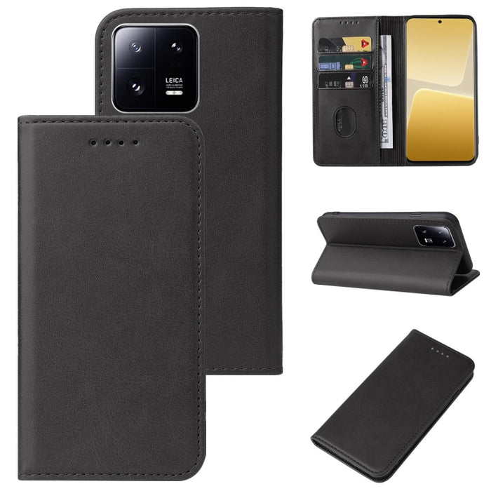 Caja de teléfono de cuero con cierre magnético, For Xiaomi Redmi Turbo 3, For Xiaomi Civi 4 Pro, For Redmi K70 Pro Lamborghini, For Xiaomi Poco M6 Pro 4G, For Xiaomi Redmi Note 13 Pro 4G, For Xiaomi Redmi A3, For Xiaomi Redmi Note 13 4G                ...