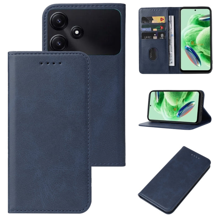 Caja de teléfono de cuero con cierre magnético, For Xiaomi Redmi Turbo 3, For Xiaomi Civi 4 Pro, For Redmi K70 Pro Lamborghini, For Xiaomi Poco M6 Pro 4G, For Xiaomi Redmi Note 13 Pro 4G, For Xiaomi Redmi A3, For Xiaomi Redmi Note 13 4G                ...