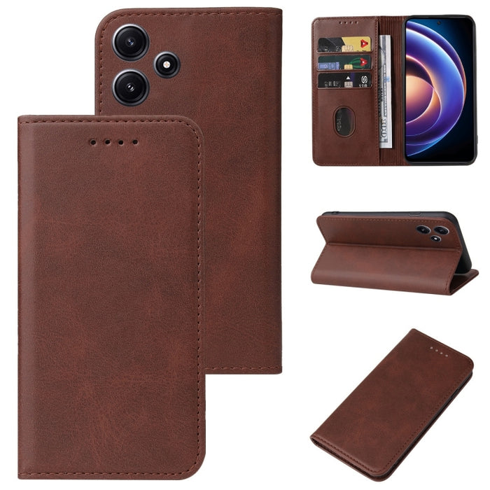 Caja de teléfono de cuero con cierre magnético, For Xiaomi Redmi Turbo 3, For Xiaomi Civi 4 Pro, For Redmi K70 Pro Lamborghini, For Xiaomi Poco M6 Pro 4G, For Xiaomi Redmi Note 13 Pro 4G, For Xiaomi Redmi A3, For Xiaomi Redmi Note 13 4G                ...