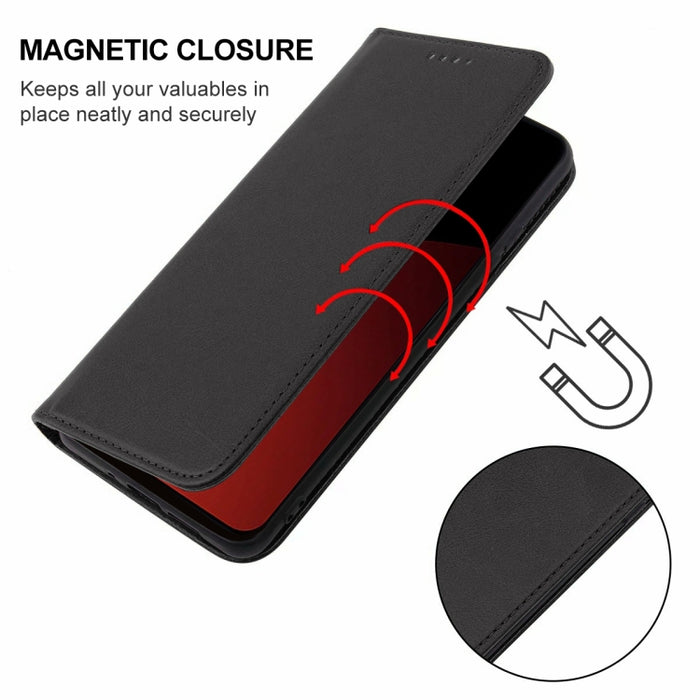 Caja de teléfono de cuero con cierre magnético, For Xiaomi Redmi Turbo 3, For Xiaomi Civi 4 Pro, For Redmi K70 Pro Lamborghini, For Xiaomi Poco M6 Pro 4G, For Xiaomi Redmi Note 13 Pro 4G, For Xiaomi Redmi A3, For Xiaomi Redmi Note 13 4G                ...