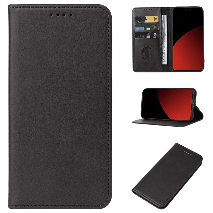 Caja de teléfono de cuero con cierre magnético, For Xiaomi Redmi Turbo 3, For Xiaomi Civi 4 Pro, For Redmi K70 Pro Lamborghini, For Xiaomi Poco M6 Pro 4G, For Xiaomi Redmi Note 13 Pro 4G, For Xiaomi Redmi A3, For Xiaomi Redmi Note 13 4G                ...