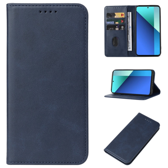 Caja de teléfono de cuero con cierre magnético, For Xiaomi Redmi Turbo 3, For Xiaomi Civi 4 Pro, For Redmi K70 Pro Lamborghini, For Xiaomi Poco M6 Pro 4G, For Xiaomi Redmi Note 13 Pro 4G, For Xiaomi Redmi A3, For Xiaomi Redmi Note 13 4G                ...