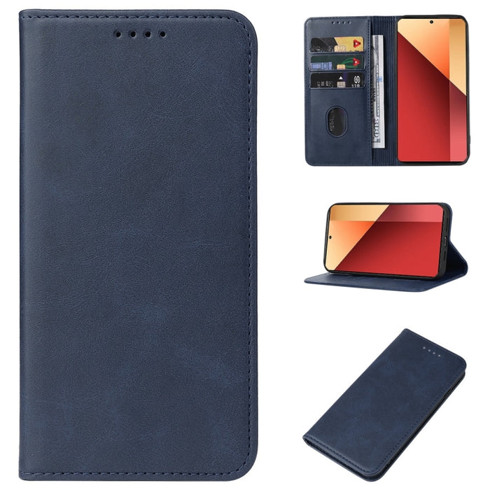 Caja de teléfono de cuero con cierre magnético, For Xiaomi Redmi Turbo 3, For Xiaomi Civi 4 Pro, For Redmi K70 Pro Lamborghini, For Xiaomi Poco M6 Pro 4G, For Xiaomi Redmi Note 13 Pro 4G, For Xiaomi Redmi A3, For Xiaomi Redmi Note 13 4G                ...