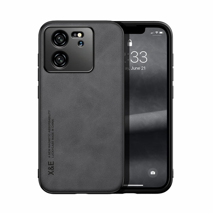 Estuche para teléfono con respaldo de cuero magnético Skin Feel, For Xiaomi Redmi Turbo 3, For Xiaomi Redmi Note 13 Pro 4G, For Xiaomi Redmi Note 13 4G, For Xiaomi Redmi 13C, For Xiaomi Redmi K70E, For Xiaomi 14 Ultra, For Xiaomi 14 Pro, For Xiaomi 14 ...