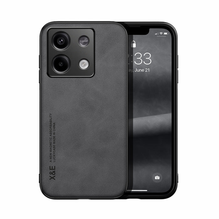 Estuche para teléfono con respaldo de cuero magnético Skin Feel, For Xiaomi Redmi Turbo 3, For Xiaomi Redmi Note 13 Pro 4G, For Xiaomi Redmi Note 13 4G, For Xiaomi Redmi 13C, For Xiaomi Redmi K70E, For Xiaomi 14 Ultra, For Xiaomi 14 Pro, For Xiaomi 14 ...
