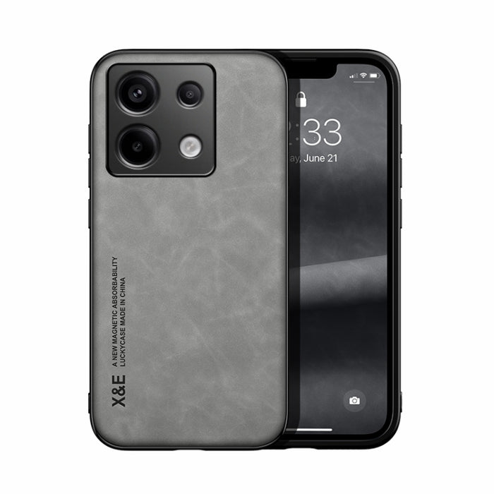 Estuche para teléfono con respaldo de cuero magnético Skin Feel, For Xiaomi Redmi Turbo 3, For Xiaomi Redmi Note 13 Pro 4G, For Xiaomi Redmi Note 13 4G, For Xiaomi Redmi 13C, For Xiaomi Redmi K70E, For Xiaomi 14 Ultra, For Xiaomi 14 Pro, For Xiaomi 14 ...