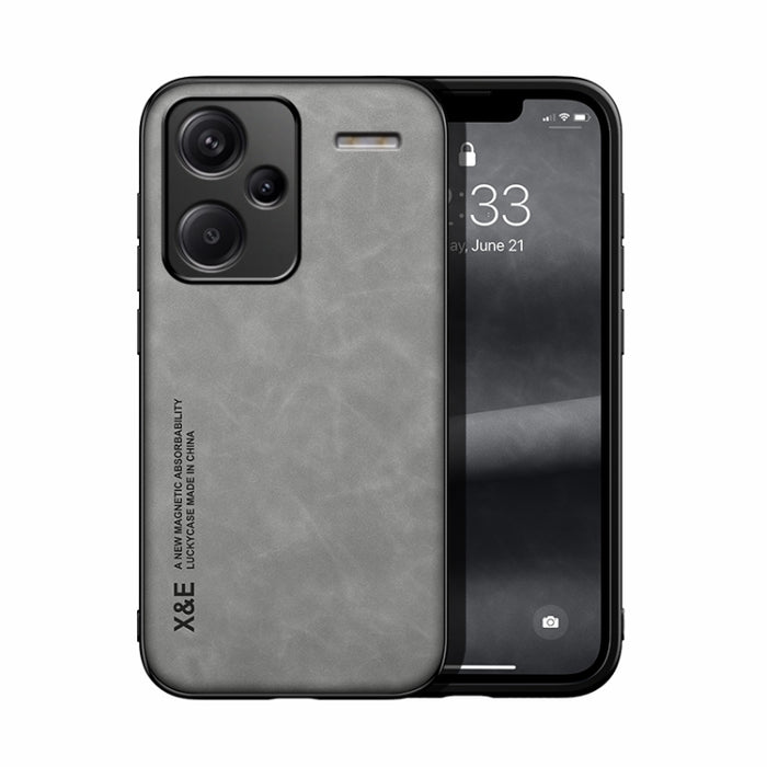 Estuche para teléfono con respaldo de cuero magnético Skin Feel, For Xiaomi Redmi Turbo 3, For Xiaomi Redmi Note 13 Pro 4G, For Xiaomi Redmi Note 13 4G, For Xiaomi Redmi 13C, For Xiaomi Redmi K70E, For Xiaomi 14 Ultra, For Xiaomi 14 Pro, For Xiaomi 14 ...