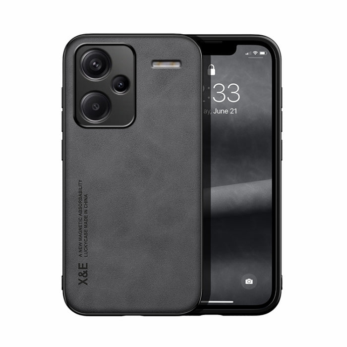 Estuche para teléfono con respaldo de cuero magnético Skin Feel, For Xiaomi Redmi Turbo 3, For Xiaomi Redmi Note 13 Pro 4G, For Xiaomi Redmi Note 13 4G, For Xiaomi Redmi 13C, For Xiaomi Redmi K70E, For Xiaomi 14 Ultra, For Xiaomi 14 Pro, For Xiaomi 14 ...