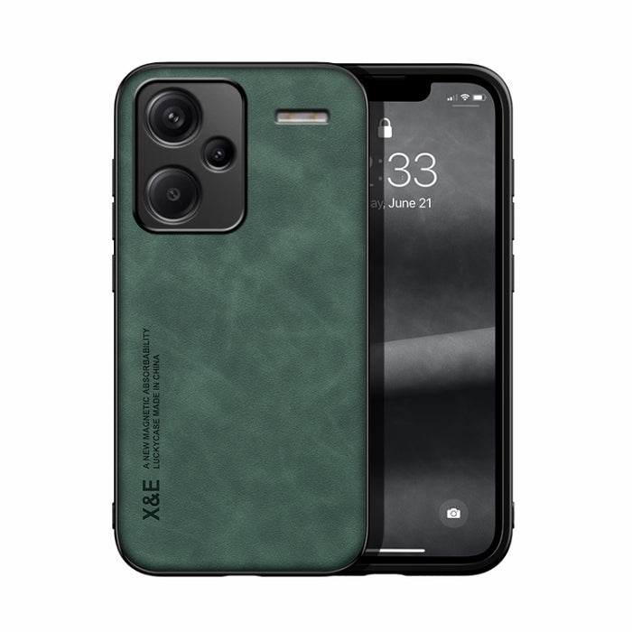 Estuche para teléfono con respaldo de cuero magnético Skin Feel, For Xiaomi Redmi Turbo 3, For Xiaomi Redmi Note 13 Pro 4G, For Xiaomi Redmi Note 13 4G, For Xiaomi Redmi 13C, For Xiaomi Redmi K70E, For Xiaomi 14 Ultra, For Xiaomi 14 Pro, For Xiaomi 14 ...