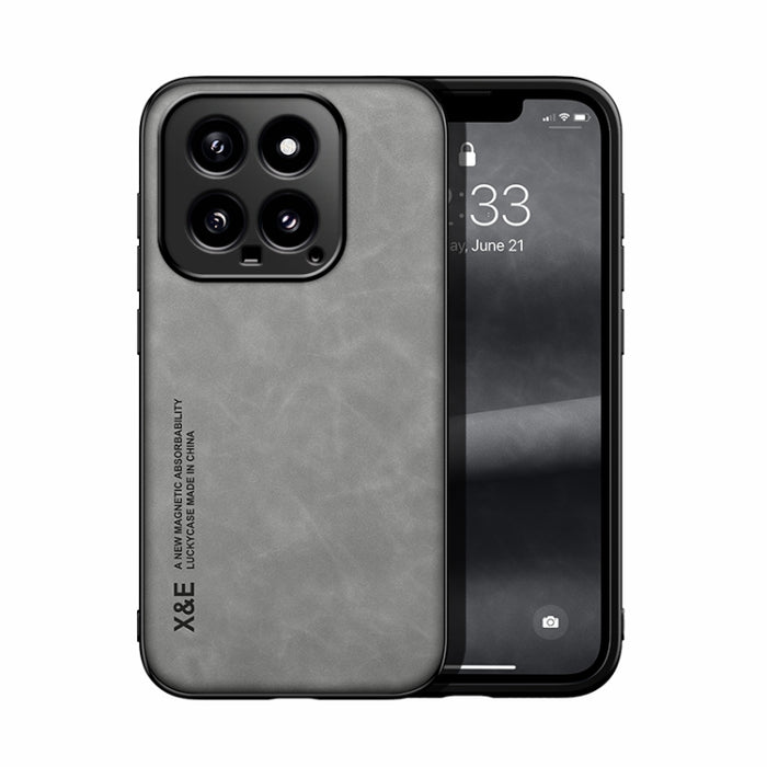 Estuche para teléfono con respaldo de cuero magnético Skin Feel, For Xiaomi Redmi Turbo 3, For Xiaomi Redmi Note 13 Pro 4G, For Xiaomi Redmi Note 13 4G, For Xiaomi Redmi 13C, For Xiaomi Redmi K70E, For Xiaomi 14 Ultra, For Xiaomi 14 Pro, For Xiaomi 14 ...